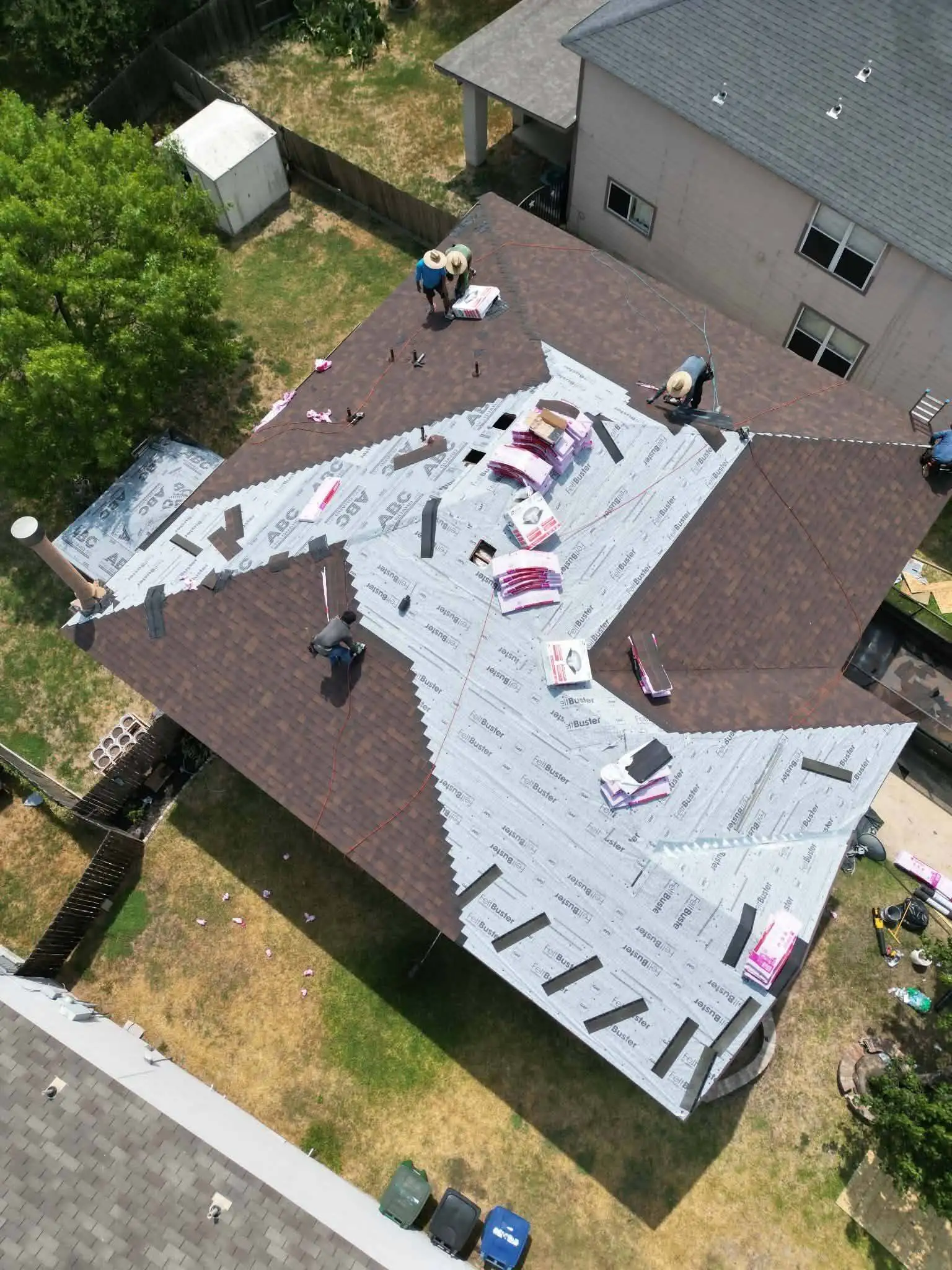 Asphalt shingle roof installation in Eagle Pass, TX