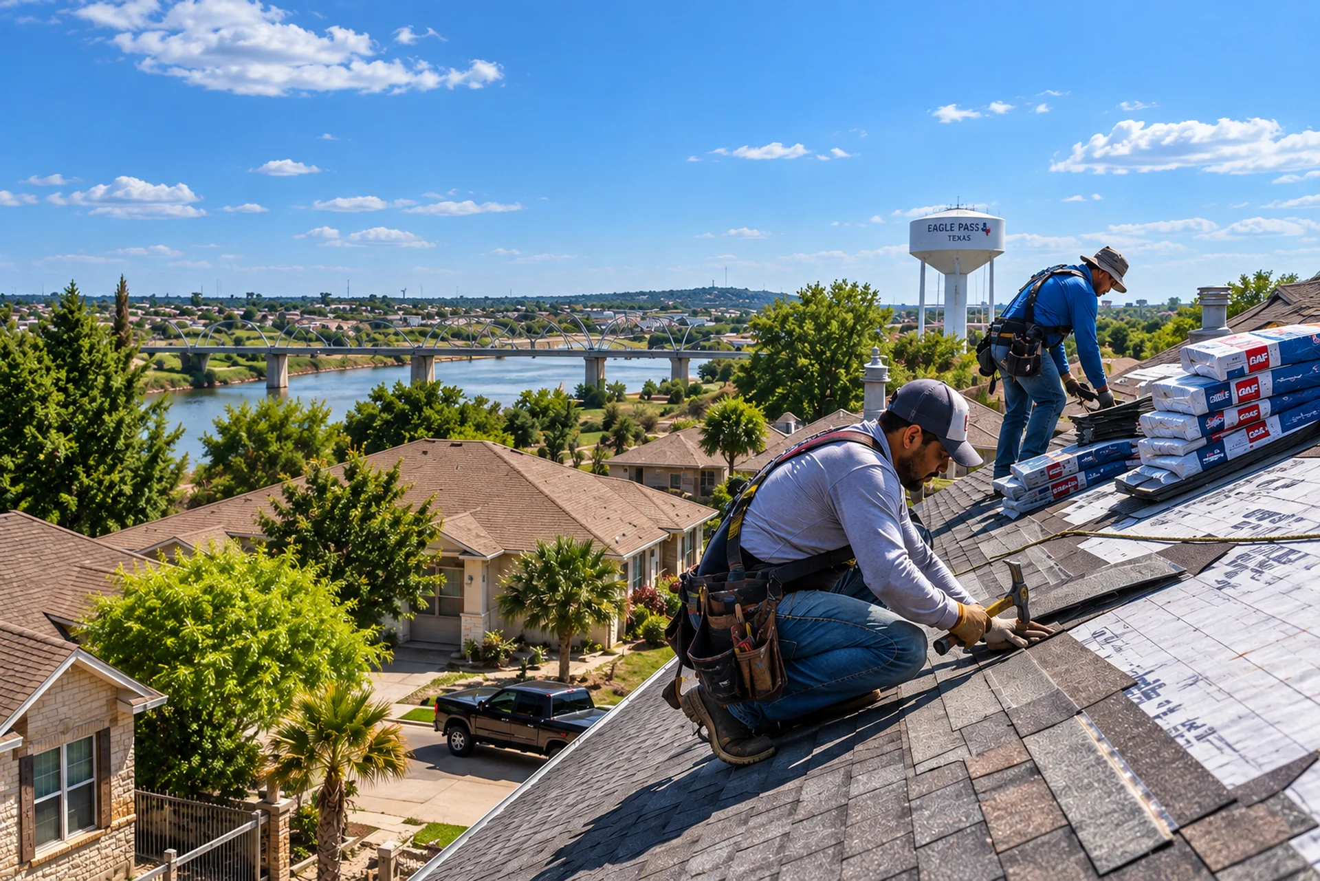 Roofing work in Eagle Pass, TX